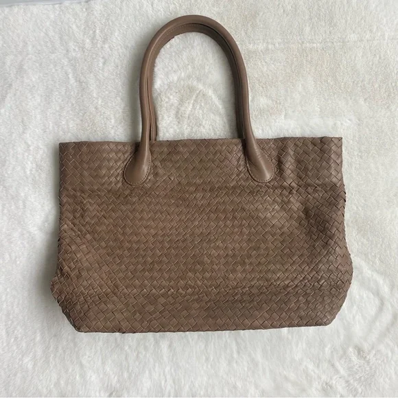 Helen Kaminski Australia Taupe Color 100% Leather Large Tote - Picture 3 of 15